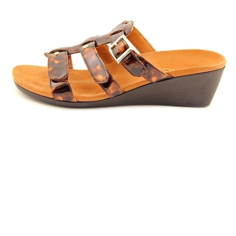 Vionic Brown Tortoise Sandals